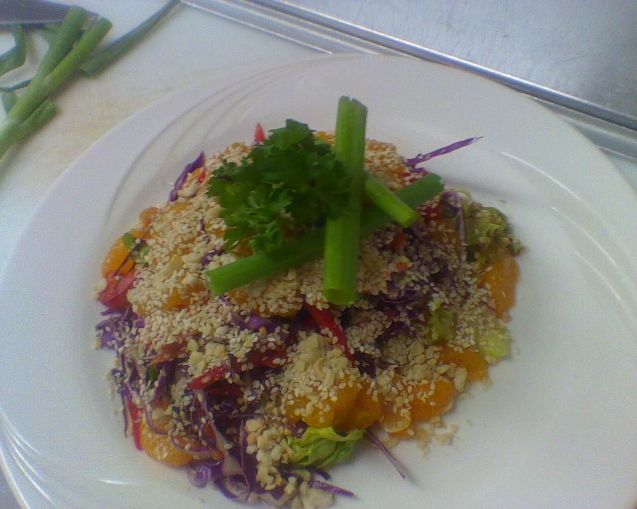 Thai Salad Garnished