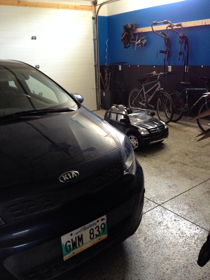 Ryder Parked In Garage